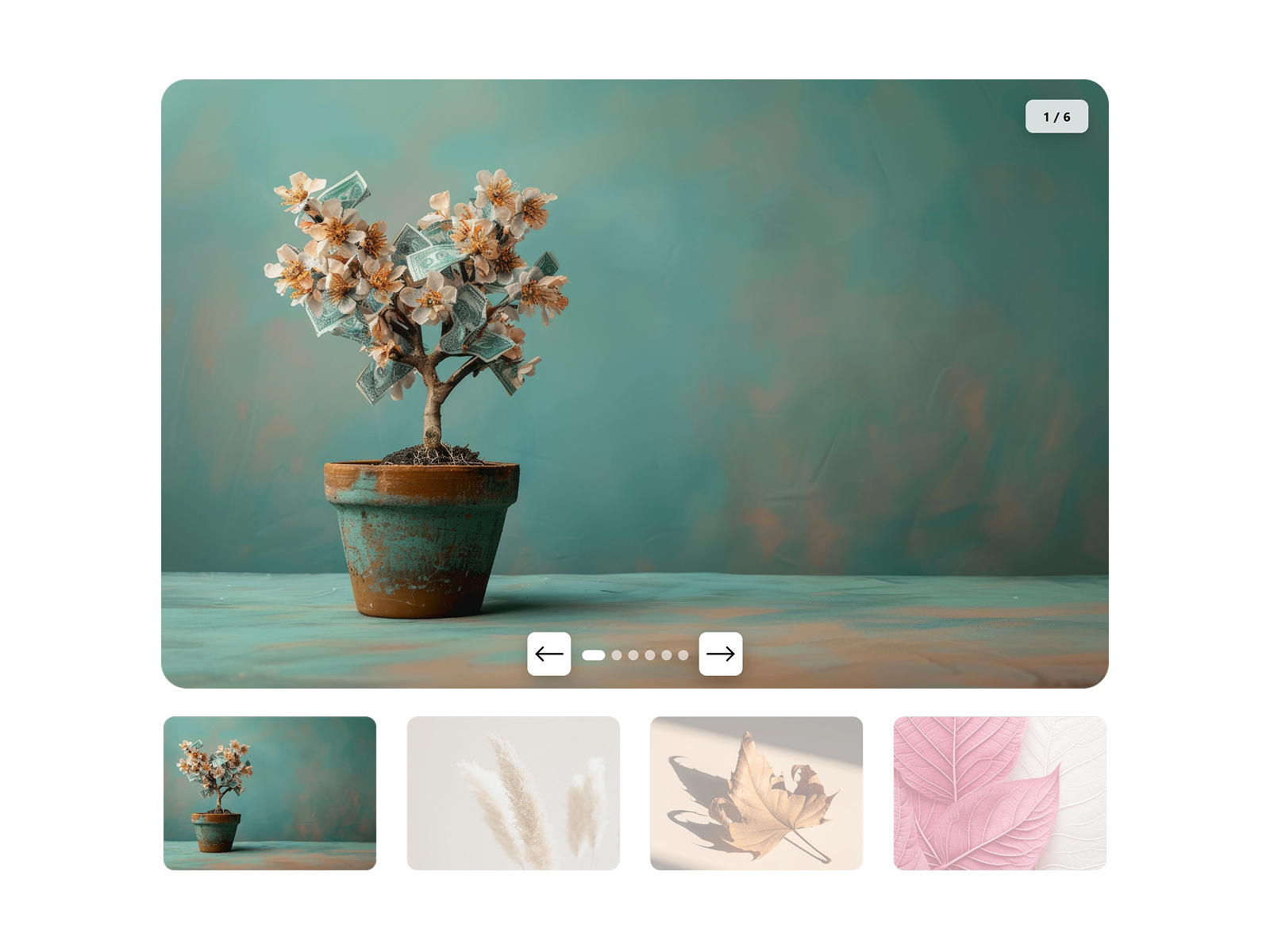 Thumbnail Slider - Modern media navigation slider
